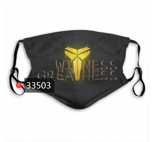 2021 NBA Los Angeles Lakers #24 kobe bryant 33503 Dust mask with filter->nba dust mask->Sports Accessory